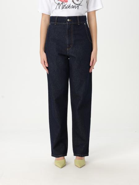 デニム・ジーパン MOSCHINO COUTURE Woman Jeans White 03230527 0001 MOSCHINO COUTURE: women's jeans - White | Moschino Couture