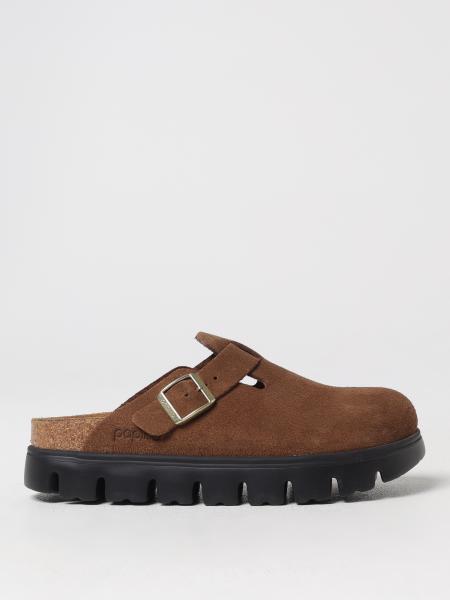 Boston Chunky Suede Clogs Birkenstock