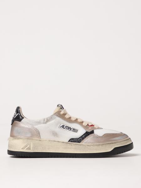 Super Vintage Used Leather and Mesh Sneakers Autry