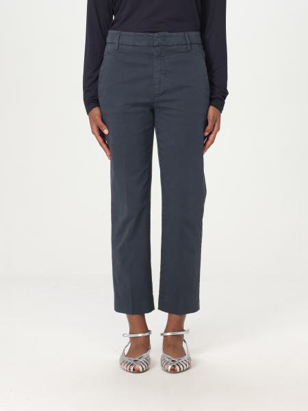 パンツ DONDUP Woman Pants Blue DP576GSE046DIZ1 866 DONDUP: Pants woman - Blue | Dondup pants DP576ZGSE046DIZ1