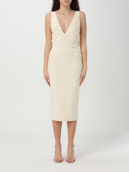 ワンピース ELISABETTA FRANCHI Woman Dress Butter AM46S E84 ELISABETTA FRANCHI: Dress woman - Butter | Elisabetta