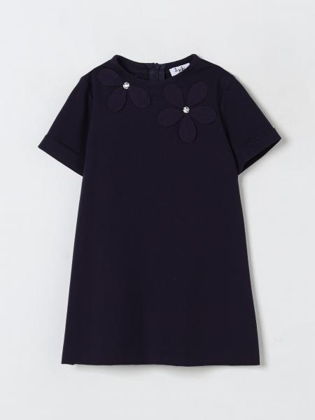 Viscose Dress with Flowers Il Gufo