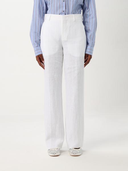 パンツ MOSCHINO COUTURE Woman Pants White 03040426 0001 MOSCHINO COUTURE: Pants woman - White | Moschino Couture
