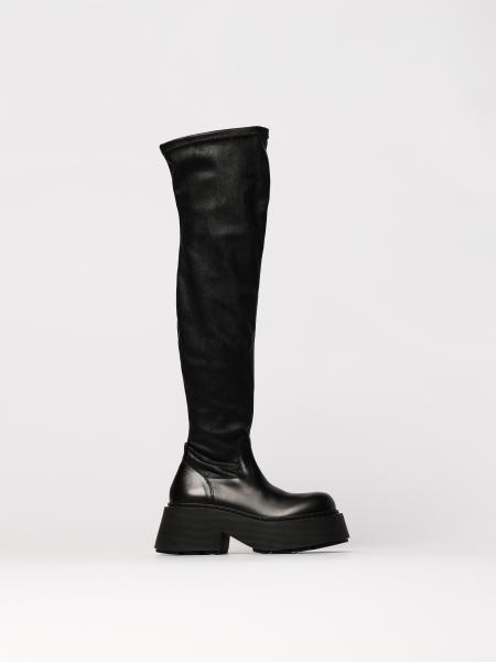 ブーツその他 VIC MATIE Woman Boots Black 1F2162DD30BOXB 001 VIC MATIÉ: Flat ankle boots woman - Black | Vic Matié boots