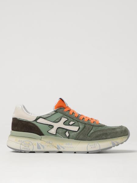 Mick Premiata Sneakers in Used Suede and Nylon
