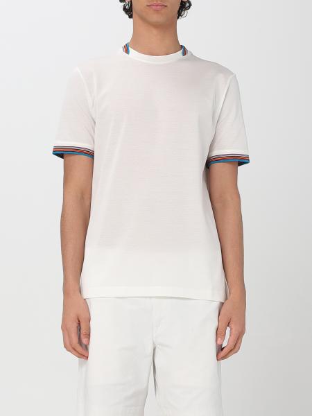 Tシャツ・カットソー PAUL SMITH Men T-shirt White M1R112YP00089 01 PAUL SMITH: T-shirt men - White | Paul Smith t-shirt