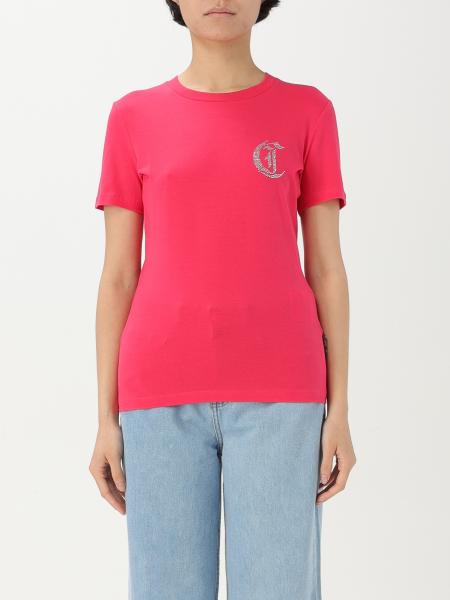 Tシャツ・カットソー JUST CAVALLI Woman T-Shirt Pink 78PAHE11CJ112 432 just-cavalli.jpg