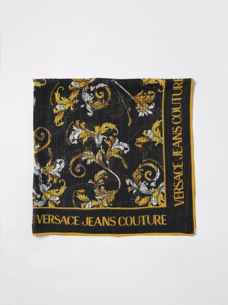 スカーフ VERSACE JEANS SS25 (78HA7H02 ZG353R50) VERSACE JEANS COUTURE: Scarf woman - Black | Versace Jeans