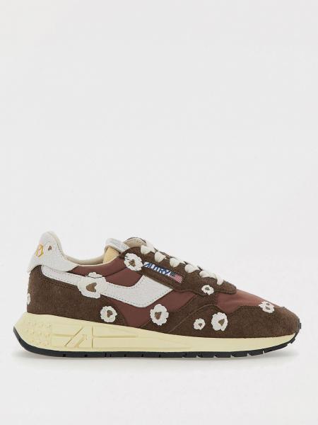 スニーカー AUTRY Woman Sneakers Brown WWLWEF03 AUTRY: Sneakers woman - Brown | Autry sneakers WWLWEF03