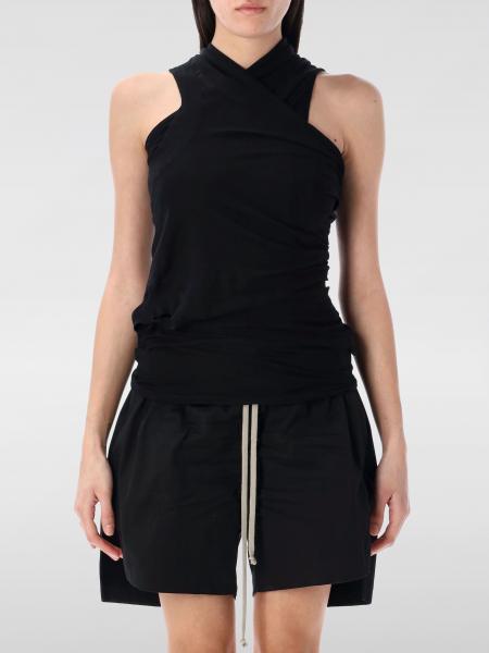 Tシャツ・カットソー RICK OWENS Woman Top Black RO01E7109UC 09 RICK OWENS: Top woman - Black | Rick Owens top RO01E7109UC