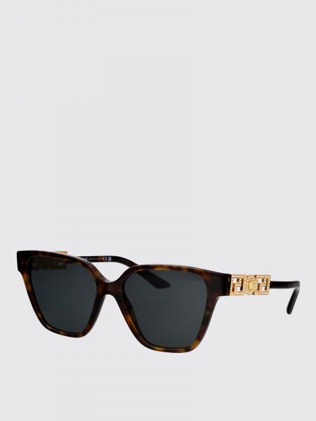 Acetate Sunglasses with Set Rhinestones Versace