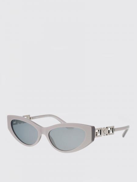 Acetate Sunglasses with Set Rhinestones Versace