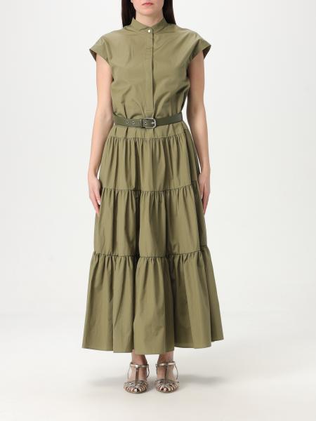 Abito chemisier Max Mara Studio in cotone a balze