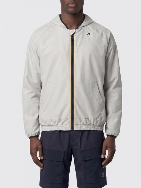 Blouson K-Way en tissu technique avec capuche