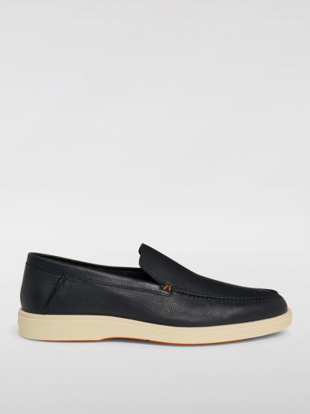 Santoni 그레인 가죽 로퍼