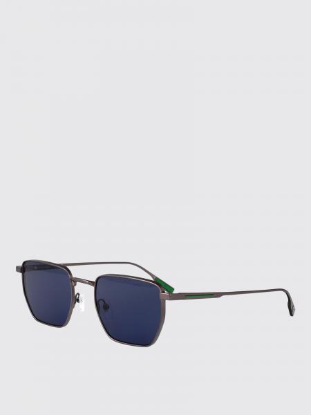 Rectangular Retro Metal Glasses Lacoste