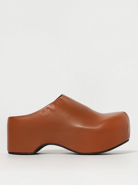 Sabot Marni in pelle