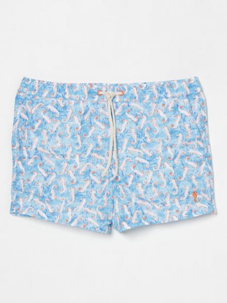Kampos Patterned Boxer Swim Shorts