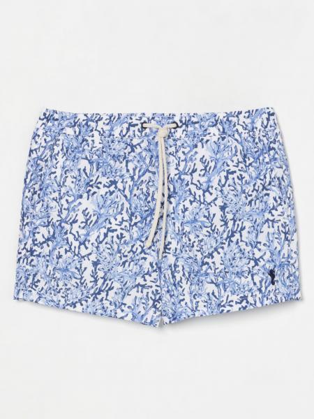 Patterned Boxer Swim Trunks Kampos