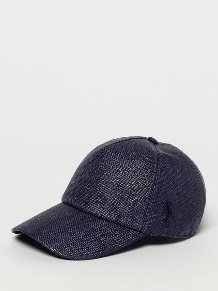 Raffia- und Baumwollhut Kampos