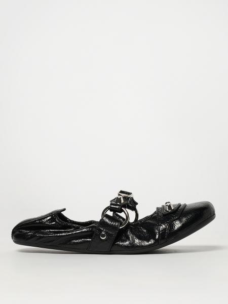 City Arena Leather Ballerinas Balenciaga