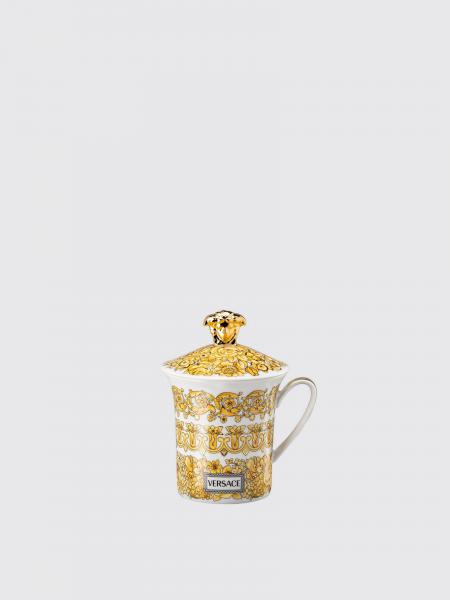 Versace Home: Tazza con coperchio Rhapsody Rosenthal x Versace Home in porcellana