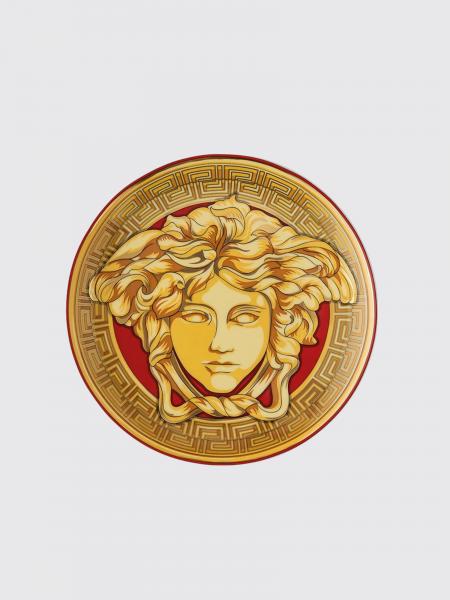 Versace Home: Piatto piano Medusa Amplifed Rosenthal x Versace Home in porcellana
