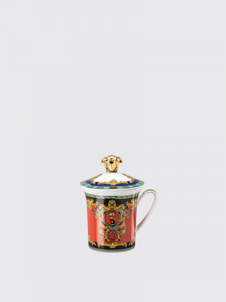 Versace Home: Tazza con coperchio Rosenthal x Versace Home in porcellana