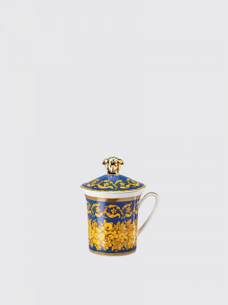 Versace Home: Tazza con coperchio Rosenthal x Versace Home in porcellana