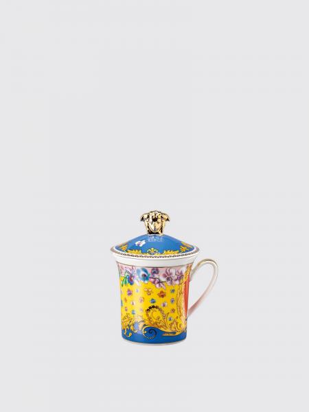 Versace Home: Tazza con coperchio Rosenthal x Versace Home in porcellana