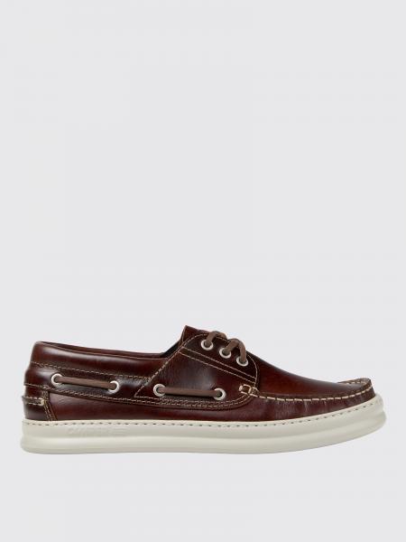 Camper Runner Leather Boat Loafers