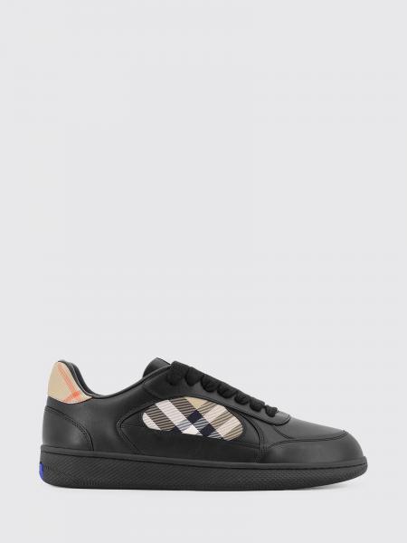 Terrace Leather Sneakers Burberry