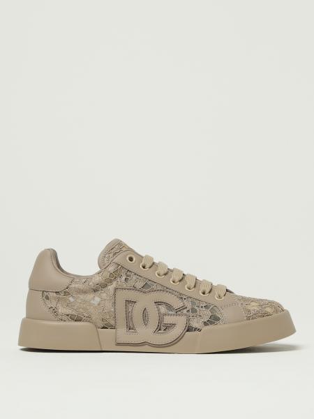 スニーカー DOLCE & GABBANA Woman Sneakers Beige CK2343AI446 8L725 DOLCE & GABBANA: Sneakers woman - Beige | Dolce & Gabbana