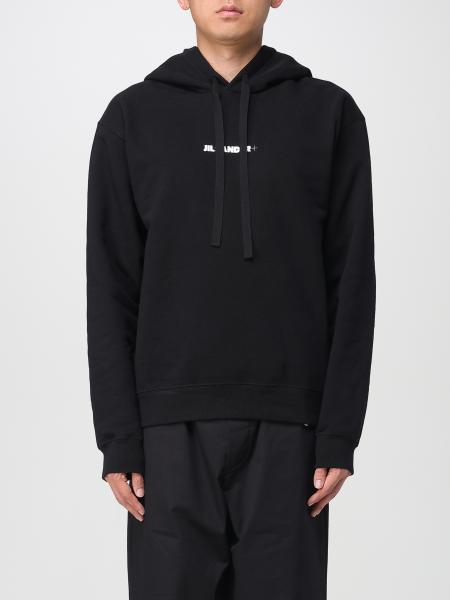 Jil Sander 徽标连帽衫