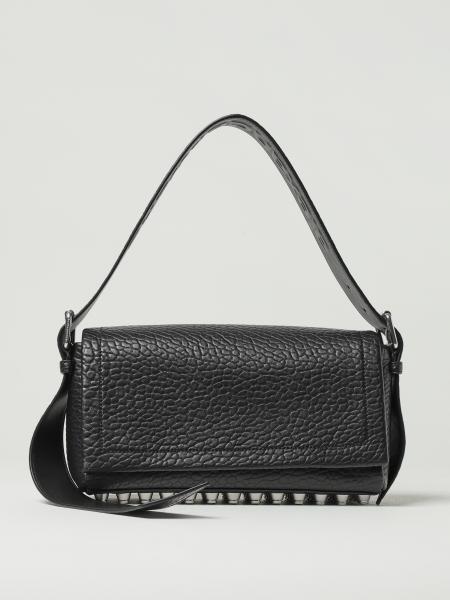 ショルダーバッグ・ポシェット ALEXANDER WANG Women Shoulder Bags 20324K21L 001 Black Black medium Ricco leather shoulder bag Alexander Wang