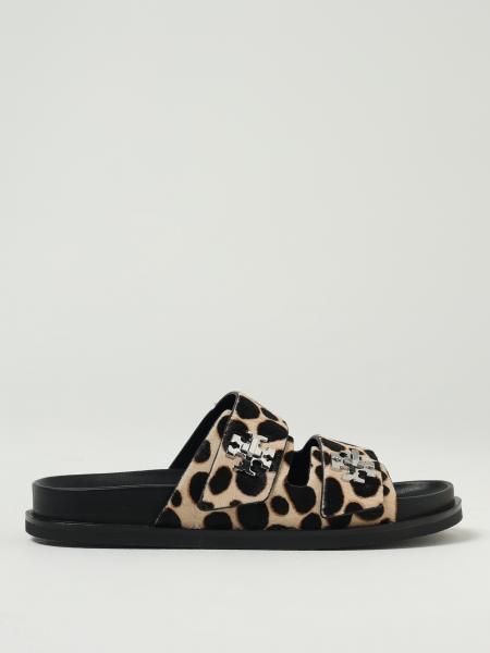 Animalier Pony Hair Sandals Tory Burch