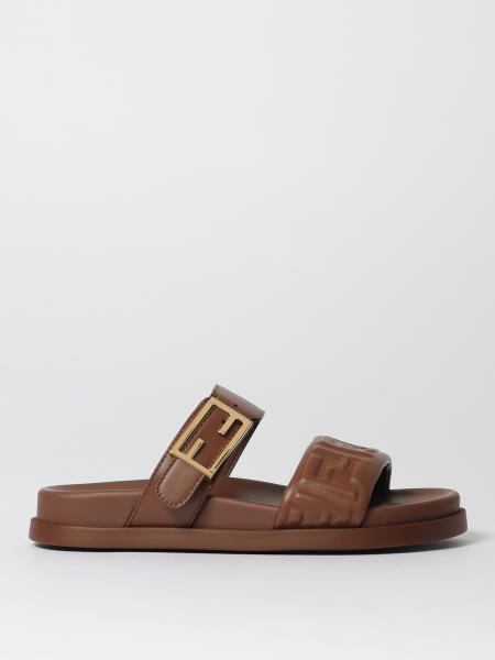 Sandalo Feel Fendi in pelle