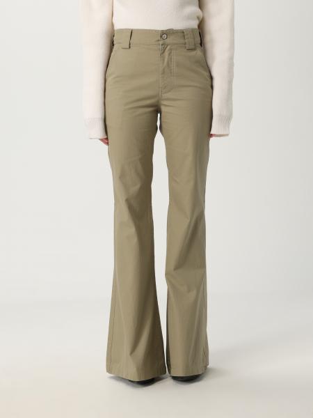 パンツ BALENCIAGA Women Straight Pants 681822 TRLC73001 Green BALENCIAGA: Pants woman - Green | Balenciaga pants