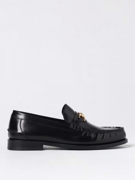 Medusa Loafer aus gebürstetem Leder Versace