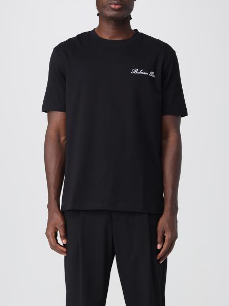 Cotton T-Shirt with Logo Balmain