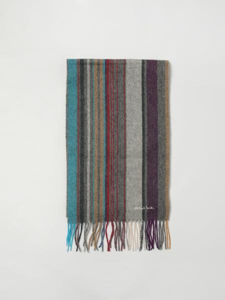 Écharpe en laine rayée multicolore PS Paul Smith