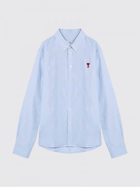 Camisa clásica Ami Paris de algodón