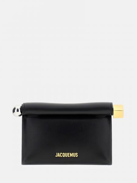 La Petite Pochete Rond C Jacquemus Leather Clutch