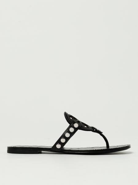 Sandalo Miller Tory Burch in pelle con borchie