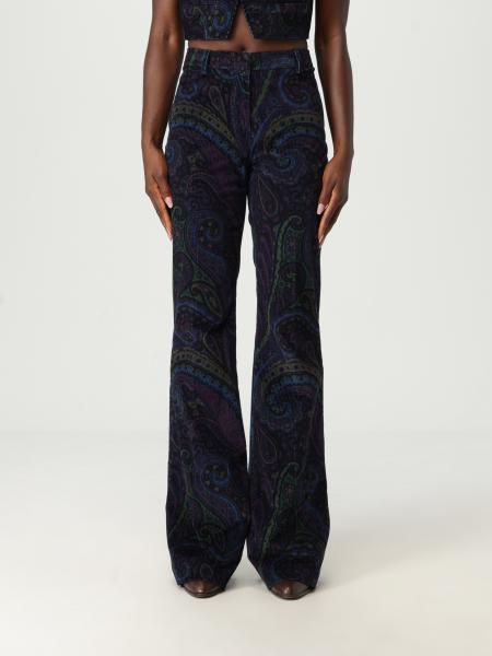 パンツ ETRO Woman Pants Green WREA0018AC169 V0688 Etro Outlet: Pants woman - Green | Etro pants WREA0018AC169