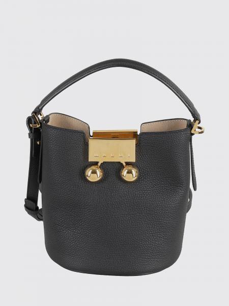 Borsa Trunkaroo Marni in pelle martellata