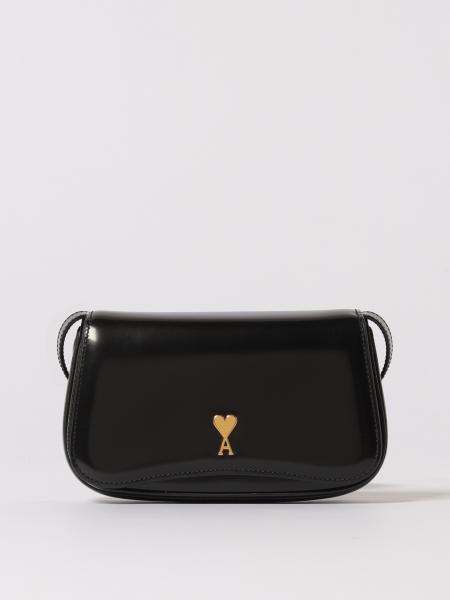 Borsa Ami Paris in pelle spazzolata