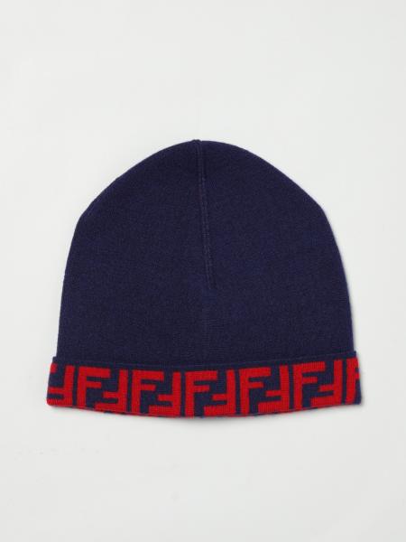 Cappello FF Fendi in lana con monogram jacquard