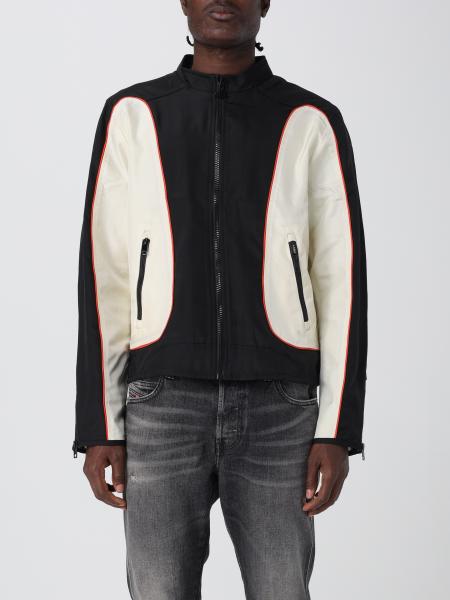 DIESEL フード付きナイロンジャケット SS25 DIESEL フード付きブラックナイロンジャケット - メルカリ