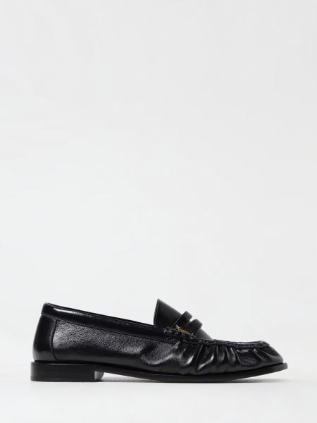 Mocassino Saint Laurent in pelle arricciata